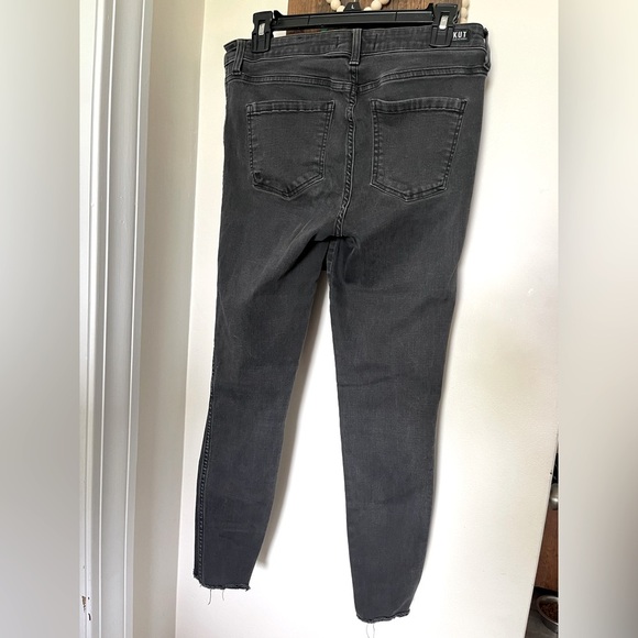 Kut from the Kloth High Rise Skinny Ankle Connie Black Jeans, Women’s Sz 8 - Picture 12 of 12